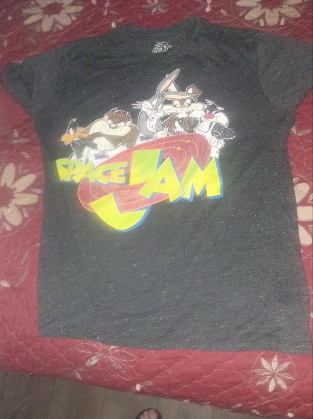 Space Jam Graphic Short Sleeve Tee - Black